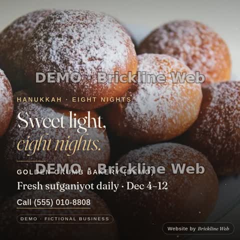 Eight nights of sufganiyot animated preview