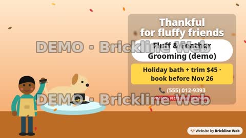 Pilgrim pup animated preview